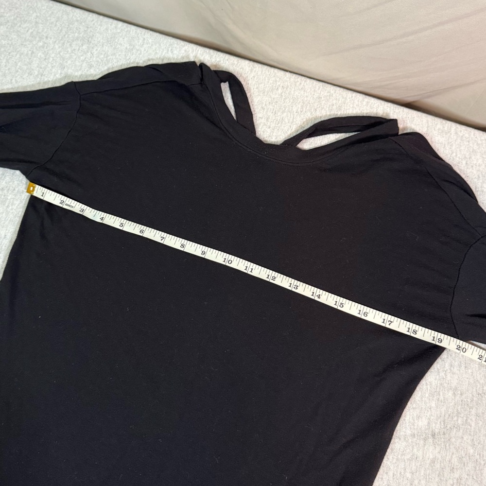 Athleta Bactrack Strappy Back Sweatshirt – Black 🖤‎ - Picture 8 of 8